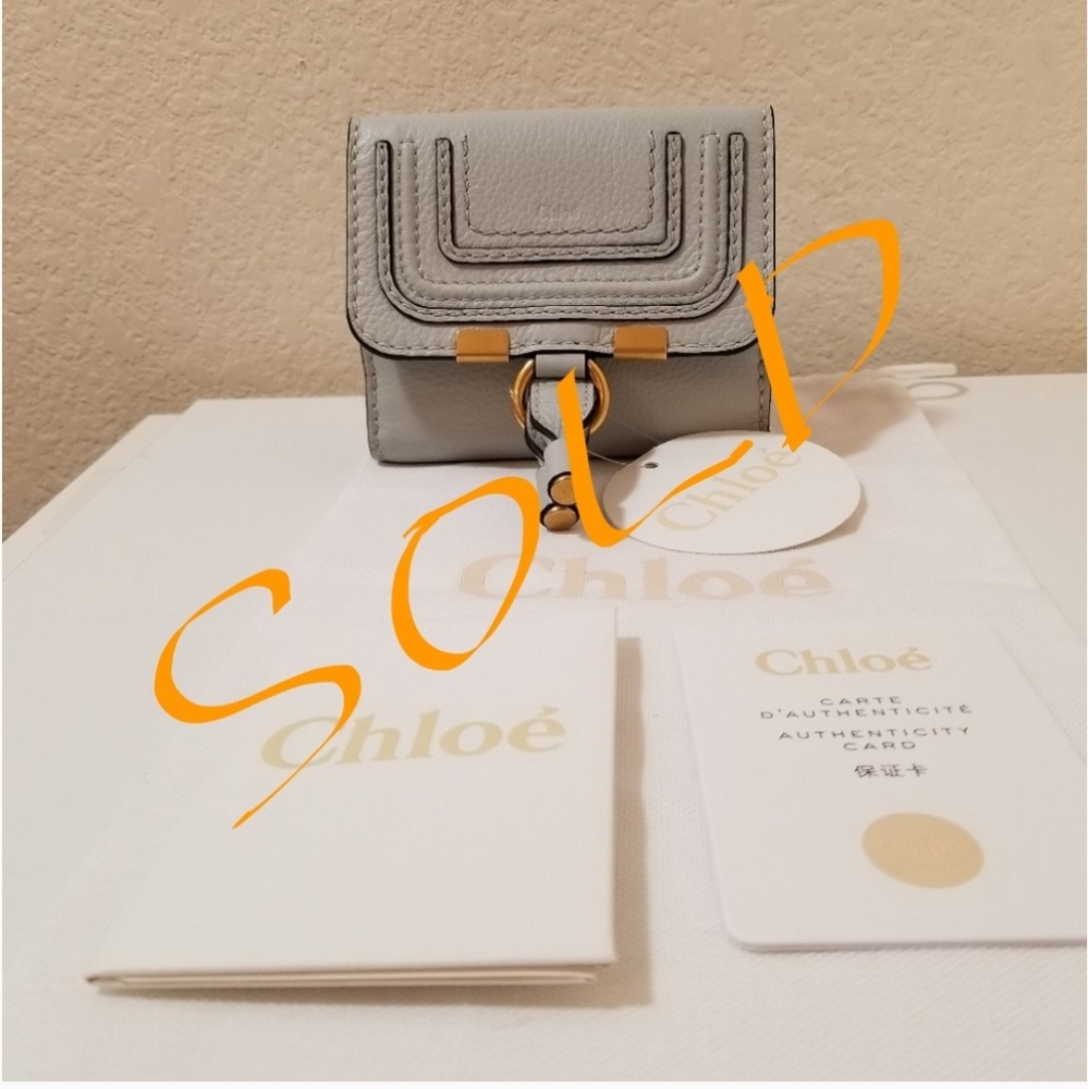 Chloe Marcie Leather Bi-Fold Wallet